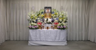 布かけ祭壇2段花飾り